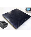 Heavy Duty Industrial Floor Scale, Heavy Hitter Digital Pallet Scale with 48x48 platform, 5000 lbs capacity, reinforced steel.