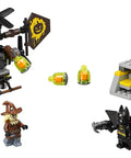 Batman Movie Scarecrow Fearful Face Off 70913 Building Kit With Two Minifigures Batman And Scarecrow, Gyro Copter Battle Scene