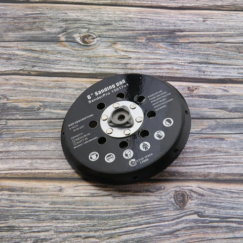 6 Inch 17 Hole Sanding Disc Pad For Hook And Loop Backing Sander Replacement Pad Compatible With BO6030
