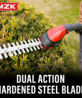 Go-To 2-In-1 Cordless Hedge Trimmer And Grass Shear With Extension Pole used for trimming tall hedges