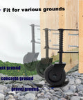 Heavy Duty Gate Wheel 4.3 Inch Spring Loaded For Wood Metal And Fence Gates TPR Rubber And Precision Bearings Dual Rust Protection