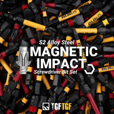 Impact Hex Head Allen Wrench Drill Bit Set 24 Piece 4 Inch Length Metric And SAE Premium S2 Steel With One Quarter Inch Hex Shank