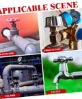 Applicable scenes for 10 Pack Cast Wheel Handles For Water Valves With Flat Bottom Design showing water, exhaust, oil pipes, and a faucet.
