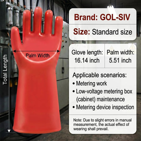 Heavy Duty Insulated Electrician Gloves Class 1 Astm Dielectric High Voltage Electrical Safety Gear Waterproof Grease Resistant Leather Proven To Crush The Daily Grind Offer 8000V Ac Rugged Protection