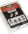 Rivet Nut Tool Kit With 26 Pieces M5 M6 M8 Rivet Nuts And Installation Driver Handy Tray Included packaging