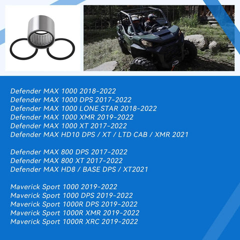 Heavy Duty One Way Clutch Bearing Kit With Seal Assembly And Needle Roller Bearings For Can Am Maverick X3 drive usage