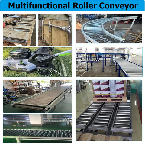 Five Piece Set Stainless Steel Gravity Conveyor Rollers Heavy Duty Replacement Parts Industrial Grade Transmission Roller For Commercial Lines Powerless Belt Systems Size 36 Inch Length Dia 2 4 Inch Durable And Rust Resistant Build in various industrial setups.