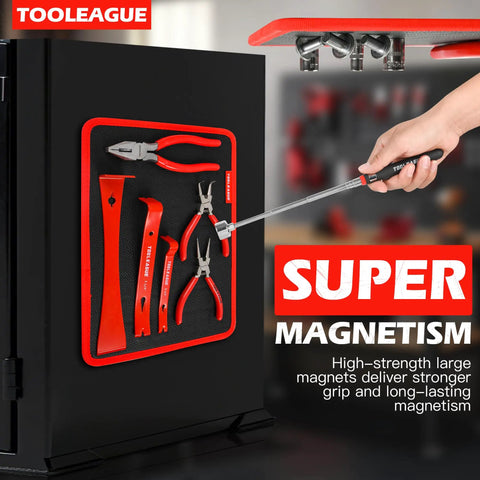 Magnetic Tool Mat With A 25 Lb Telescoping Magnetic Pickup Pen For Organizing Wrenches Screws Bolts Nuts And Small Metal Parts In The Shop Or Garage For Home
