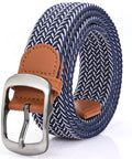 Braided Stretch Belt For Men And Women No Hole Adjustable Multicolored Woven Belt Elastic Golf Style Jean Belt For Everyday Wear And Casual Outfits All Day Comfy