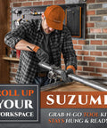 Person in workshop using a tool from the Suzume Grab-n-Go Tool Kit.