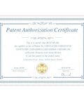 Patent authorization certificate for DCSTAR INC, detailing patent numbers and authorization period, with official seal and signature.
