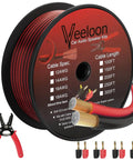 Bang For Your Buck Sixteen Gauge Speaker Wire 100 Feet Kit with banana plugs, cable cutter, polarity marker, two conductor CCA