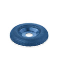 Heavy Duty 4.5 Inch Tungsten Carbide Shaping Dish For Angle Grinders Coarse Grit woodworking attachment, blue, with 7/8 inch bore.