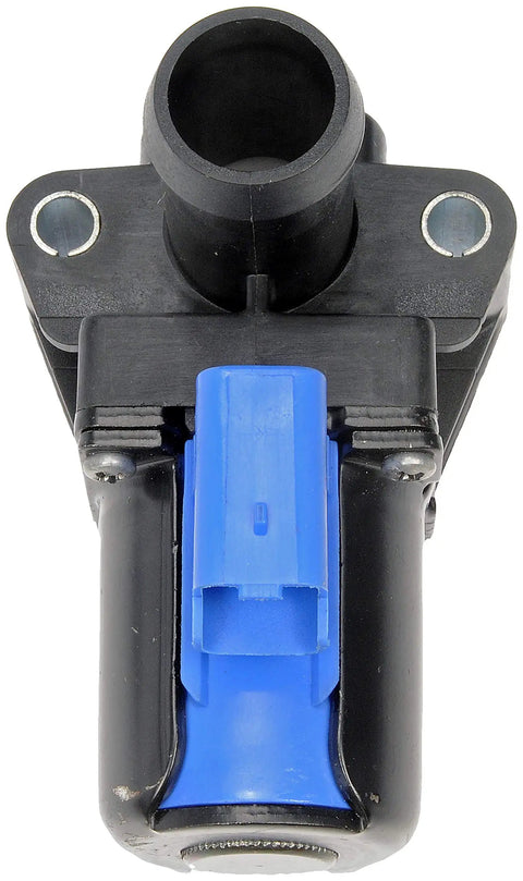 Heavy Duty Water Control Valve For Quick Engine Warm Up Direct Oem Fit, featuring black plastic body and blue connector.