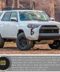 White Toyota 4Runner in a desert landscape, compatible with Brake Master Cylinder Reservoir Cap for Toyota Vehicles