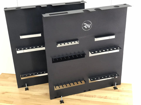 Heavy Duty Workbench With Attachable Tool Organizer, Adjustable And Durable, Built For Garage Or Workshop, tool organizer panels