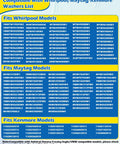Washer Basket Driven Hub Kit And 52719 Washing Machine Basket Bushing Replacement Set For Whirlpool Maytag Kenmore VMW Replaces AP5665171 PS6012095 W10528947VP W10396887 W10528947, compatibility chart