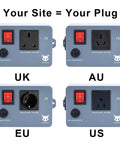 Slick Pwm Smart Relay Interface For Cnc Routers Vfd Spindles Dust Collectors Air Assist Pumps Engraving Modules Easy Mainboard Plug In Automation Control Switch Hub viewed from multiple angles showing socket types.