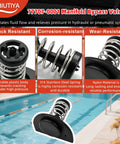 Thermal regulator and manifold bypass valve kit for MasterTemp heaters; stainless steel spring and nylon wear parts