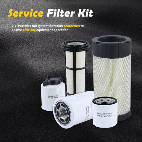 Maintenance Filter Kit For MT52 MT55 MT85 MT100 Mini Track Loader Direct Fit All In One Air Filter Oil Filter Hydraulic Filter