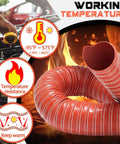 3 Inch Intake Hose For Auto Air Duct System With Double Layer Silicone Flexible Ducting High Temp Heat Resistant Vacuum Hose