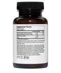 Back view of Brain Fuel Lithium Orotate 5mg And Tri Magnesium Threonate Complex With Taurinate Malate Glycine Vitamin E capsules