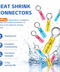 Snap Up This Hella Rock Solid 110 Piece Heat Shrink Wire Connectors Kit With Durable Tinned Copper Terminals built tough, colorful water-resistant connectors.