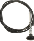 Universal Fit Control Cables With 2 Inch Black Knob 8 Foot Length Durable Build Twist To Lock Or Push Pull Styles