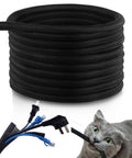 Built Tough For Your Ride 50 Ft Split Wire Loom Tubing Flame Retardant Braided Cable Sleeving for cable protection, 0.5 inch width.