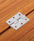 Soft Close Cabinet Hinges Set Stainless Steel Anti Slam Dampening System Quiet Self Close on wooden surface