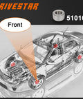 Diagram showing installation of Pair Front Wheel Hub Bearings For 2010-2015 Lexus RX350, RX450h, 2008-2019 Toyota Highlander, 2011-2020 Sienna