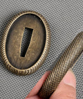 Small Zinc Alloy Tsuba Hand Guard For Katana Wakizashi Samurai Swords, Durable DIY Fitting, Protect Your Hand From Slips