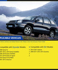 Heavy Duty Rear Abs Wheel Speed Sensor Pair For Hyundai Santa Fe Veracruz Kia Sorento on a scenic mountain backdrop.