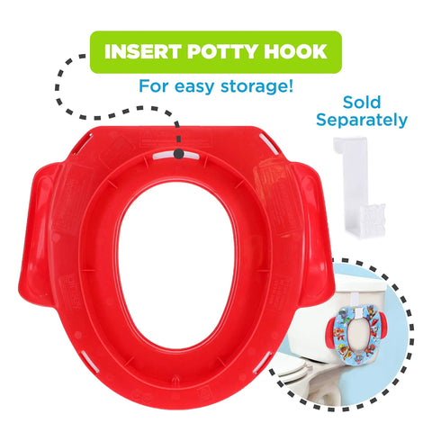 No Fuss Kiddo Potty Training Seat With Ultra Comfy Cushion And Grip Handles, Super Easy Wash Bathroom Chair For Toddlers Mastering Independence, Durable Non Slide Learning Throne That Fits Standard Toilets Flawlessly