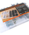 129-Piece Jig Fixture T Track Hardware Kit With 5/16-18 Threads, Brass T Nuts And Bolts, Knobs And Threaded Inserts in box
