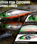All In One Fishing Tackle Box With 128 Pieces Lures And Step By Step Handbook For Freshwater Bass Anglers Beginners Gift For Men Fathers And Outdoor Lovers Who Want To Fish Like A Pro lure with 3D eyes