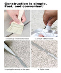 Fast Curing Concrete Crack Filler And Sealant For Driveways And Patios Waterproof Self Leveling Cement Crack Repair application steps