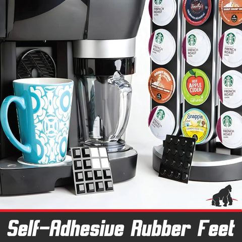 Bumper And Rubber Feet 82 Piece Combo Pack Black Stick On Self Adhesive 5 Bumper Shapes For Cabinets Drawers