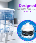Super Fresh Alkaline Replacement Filter That Handles One Hundred Twenty Gallons Creating Awesome Tasting Water With Ph Up To Nine Naturally While Protecting Helpful Trace Minerals Made In The Usa For Your Dispenser in OPTI Chill
