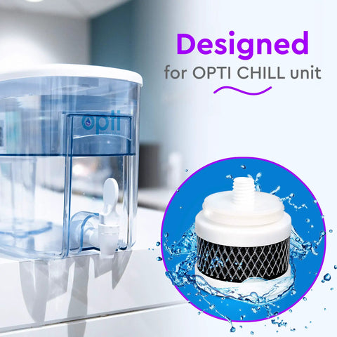 Super Fresh Alkaline Replacement Filter That Handles One Hundred Twenty Gallons Creating Awesome Tasting Water With Ph Up To Nine Naturally While Protecting Helpful Trace Minerals Made In The Usa For Your Dispenser in OPTI Chill
