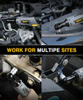 Cordless Ratchet Wrench Set 60 Nm 20V Electric 3/8 Inch Kit in various automotive applications