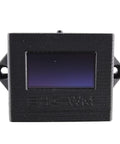 Pro Grade Watt Meter for Home and Shop Electrical Testing, Quick Reads for Wattage, Voltage, Current, PF and Impedance, Peak Mode for Amplifiers, Supports Up To 20,000 Watts, 0 to 150 A RMS, 15 to 100 Hz, 1.3 Inch OLED Display, Model BHG WM black watt meter front view