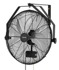 Heavy Duty 18 Inch Wall Mount Fan With IP44 Protection, 3 Speed Settings, Long Airflow Distance Up To 29.5 Feet, Adjustable Oscillation