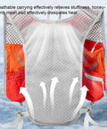 Trail Ready Hydration Vest With Adjustable Chest Straps, Lightweight Pack, breathable mesh back, and quick access pockets