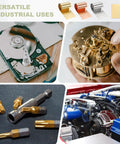 Brass Sheet Metal With Protective Film, Square 7.9 Inches By 7.9 Inches, 16 Gauge 1.2mm Thick, For DIY Projects And Handy Electrical Repairs, Durable Brass Plate With Scratch Resistant Film, One Pack Brassy Finish used in watch parts and machine repairs