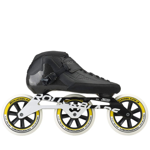 Powerblade Pro 125 Adult Fitness Inline Skate With Heat Moldable Carbon Boot And 125mm Wheels Marathon Race Style Hand Made In Italy