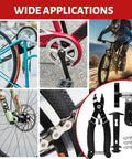 Wide applications of Bike Chain Tool Repair Kit With Link Pliers And Checker, Includes 4 Pairs Missing Links For 6 To 11 Speed Chains
