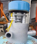 One Kilowatt Micro Hydroelectric Generator 220V Aluminum Alloy Water Turbine with PVC connectors, outdoor use view
