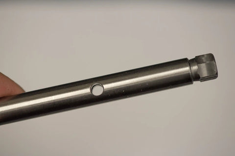 Heavy Duty 9 Inch Collet Extension For Die Grinders showcasing a steel shaft with a hex end for precise grip in tight spots.