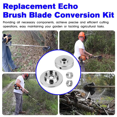 Weed Trimmer Blade Conversion Kit For Echo SRM Series Brush Blade Adapter Fits SRM 225 210 266 280 2620 And 2620T